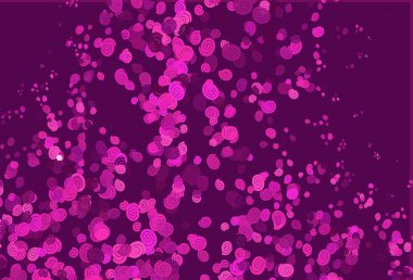 Lamba şekilli açık pembe vektör deseni. Bulanık çizgiler ve dairelerden oluşan parlak çizimler. İşiniz için yepyeni bir mermer tasarımı..