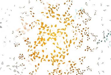 Karmaşık şekilli açık turuncu vektör deseni. Soyut gradyan şekilli basit renkli çizimler. Duvar kağıtları için zarif tasarım.