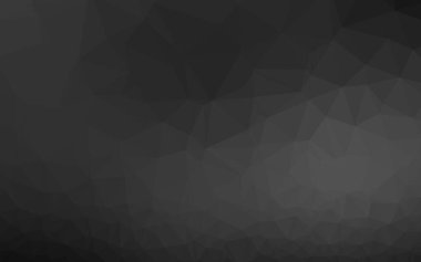 Koyu Gümüş, Gri vektör soyut mozaik arkaplan.