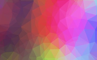 Açık Çokrenkli, Gökkuşağı vektörü soyut mozaik arkaplan.