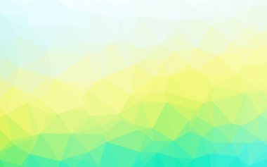 Açık Mavi, Sarı vektör üçgen mozaik doku.