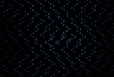 Dikdörtgenli koyu mavi vektör arkaplan. Soyut arkaplanda dikdörtgenler ve renkli gradyanlar. Reklamlar için desen.