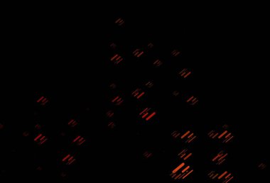 Düz çizgileri olan koyu turuncu vektör düzeni. Bulanık dekoratif tasarım basit bir şekilde çizgilerle. İş ilanınız için akıllı tasarım.