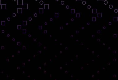 Kare biçiminde koyu mor vektör şablonu. Renkli dikdörtgenlerle modern soyut çizimler. Reklamınız, posteriniz, afişiniz için en iyi tasarım.