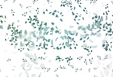 Kaotik şekilli açık yeşil vektör deseni. Modern tarzda değişen renkli kaotik formlar. Duvar kağıtları için zarif tasarım.