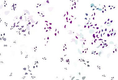 Açık mor, soyut şekilli pembe vektör arkaplan. Modern tarzda değişen renkli kaotik formlar. Web siteniz için basit tasarım.