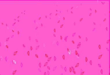 Açık Mor, pembe vektör el boyası desen. Yapraklı basit bir illüstrasyon. İş tasarımınız için yeni şablon.