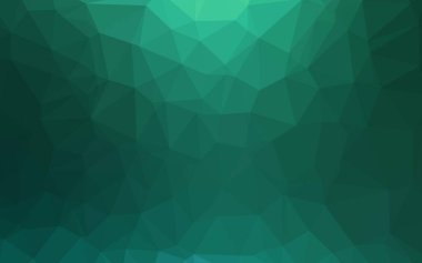 Açık Yeşil Vektör Mozaik Şablonu.