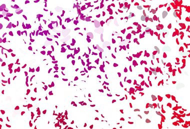 Açık Mor, soyut formlarla pembe vektör arkaplanı. Soyut tarzda rengarenk gradyan şekilleri olan bir resim. Bir cep telefonu için arka plan.