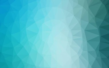 Açık BLUE vektör çokgen deseni.