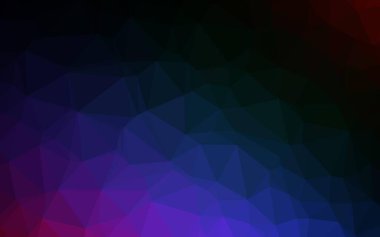 Koyu Çokrenkli, Gökkuşağı vektörü soyut çokgen yerleşimi.