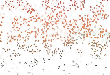 Rastgele biçimlerde açık kırmızı vektör dokusu. Modern tarzda değişen renkli kaotik formlar. Web siteniz için basit tasarım.