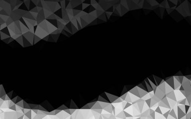 Üçgen desenli soyut geometrik renkli vektör çizimi