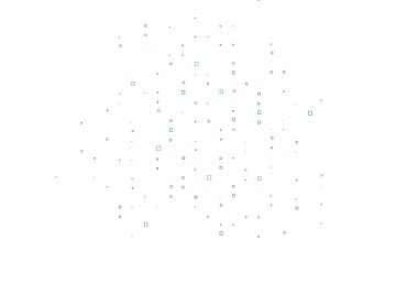 Açık mavi, dikdörtgen biçiminde yeşil vektör dokusu. Soyut arkaplanda dikdörtgenler ve renkli gradyanlar. Cep telefonları için arka plan.