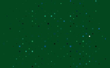 Açık Mavi, benekli yeşil vektör örtüsü.