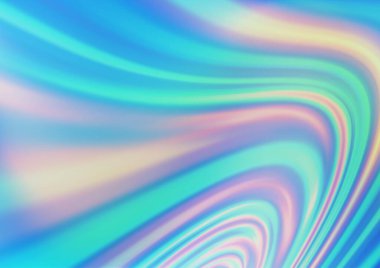 Açık mavi, yeşil vektör parlak deseni bulanıklaştırdı.