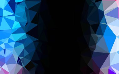 Soyut geometrik renkli vektör üçgen deseni