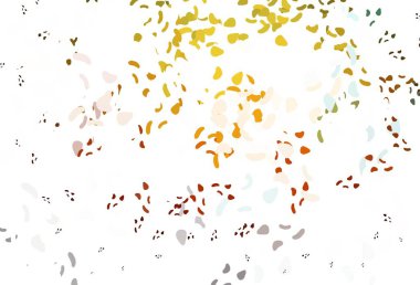 Karmaşık şekilli açık turuncu vektör deseni. Soyut gradyan şekilli basit renkli çizimler. Duvar kağıtları için zarif tasarım.