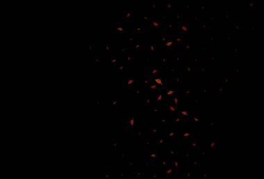 Koyu Turuncu vektör karalama dokusu. Basit arkaplanda gradyanı olan soyut yapraklar. Boyama kitapları ve çocuklar için sayfalar.