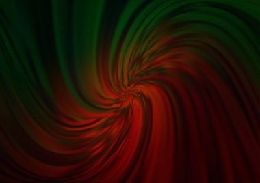 Koyu yeşil, sıvı şekilli kırmızı vektör şablonu.