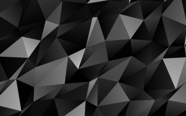 Koyu Gümüş, Gri vektör çokgen yerleşimi.