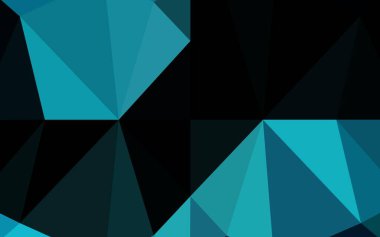 Hafif BLUE vektör bulanık altıgen şablonu.