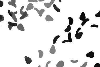 Light Silver, rastgele şekilli gri vektör dokusu. Rastgele şekillerle soyut tarzda dekoratif tasarım. Kartvizitiniz için modern tasarım.