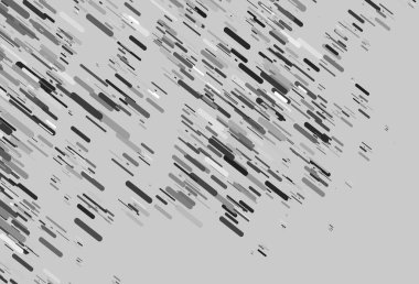 Light Silver, düz çizgileri olan gri vektör düzeni. Bulanık arkaplanda gradyanı olan çizgiler. TV reklamları için arkaplan.