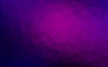 Koyu Mor, Pembe vektör bulanık üçgen şablonu.