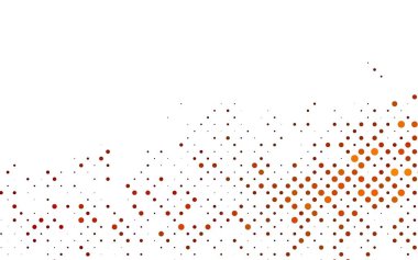 Küreli açık kırmızı vektör deseni.