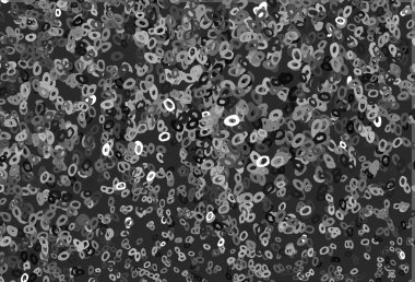 Light Silver, baloncuklu gri vektör arka planı. Doğa tarzında bulanık halkaları olan güzel renkli çizimler. Suyun deseni, yağmur damlaları.