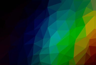 Parlak vektör bulanık üçgen dokusu. Soyut ve gradyan renkte renkli çizimler. İşiniz için yepyeni bir tasarım..