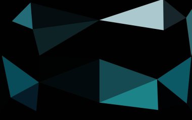 Soyut geometrik renkli vektör üçgen deseni