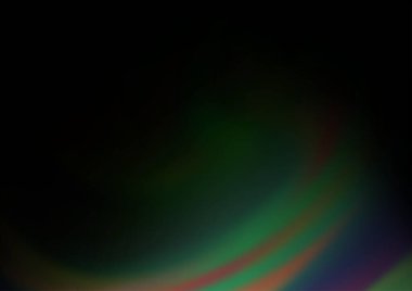 Koyu yeşil vektör bokeh şablonu.