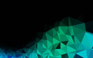 Soyut geometrik renkli vektör üçgen deseni