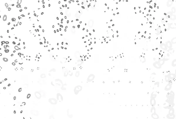 Világosezüst Szürke Vektor Fedél Foltokkal Csillogó Absztrakt Illusztráció Elmosódott Esőcseppekkel — Stock Vector