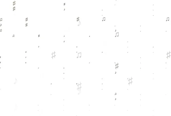 Abstrakter Vektorhintergrund Mit Musiksymbolen Dekorative Gestaltung Abstrakten Stil Mit Musikformen — Stockvektor