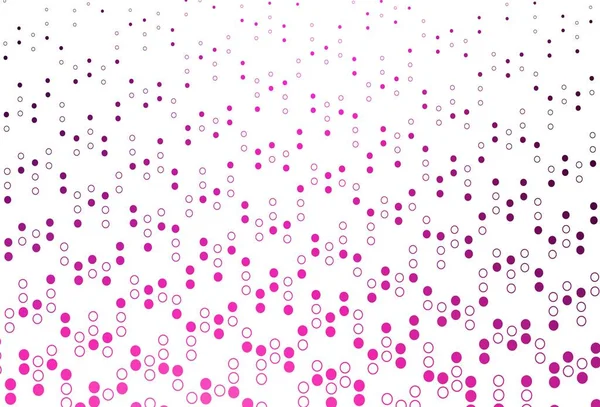Patrón Vectorial Rosa Claro Con Esferas Ilustración Abstracta Moderna Con — Vector de stock