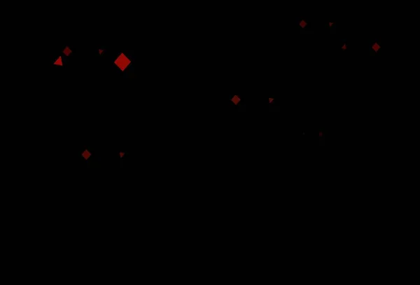 深红色矢量覆盖在带有圆圈的多边形样式中 用球体 正方形 线条勾勒出闪光的抽象图解 壁纸模板 — 图库矢量图片