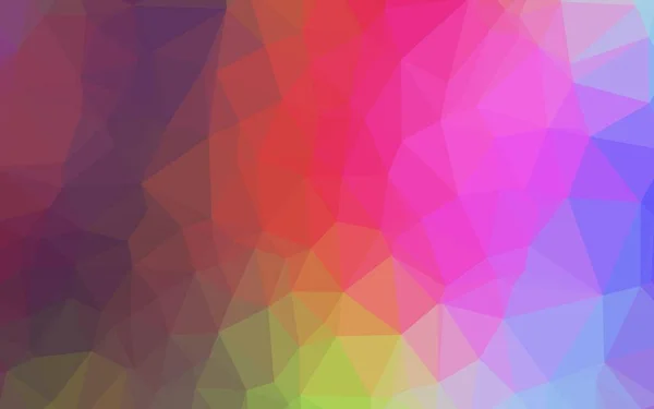 Light Multicolor Rainbow Vector 모자이크 — 스톡 벡터