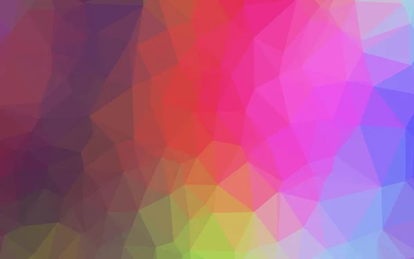 Multicolor Luz Arco Iris Vector Abstracto Mosaico Telón Fondo — Vector de stock