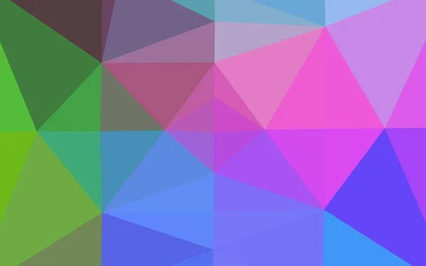 Leichte Multicolor Rainbow Vector Verschwommene Dreieck Textur — Stockvektor