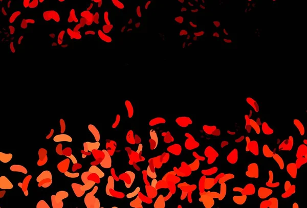 Темно Красная Векторная Текстура Случайными Формами Современная Абстрактная Иллюстрация Красочными — стоковый вектор