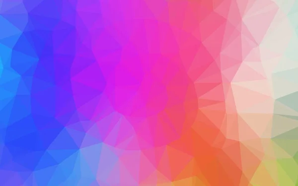 Světlý Vícebarevný Duhový Vektor Zářící Trojúhelníkové Pozadí — Stockový vektor