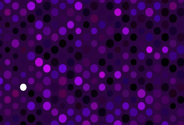 Fond Vectoriel Violet Foncé Avec Des Points Belle Illustration Colorée — Image vectorielle