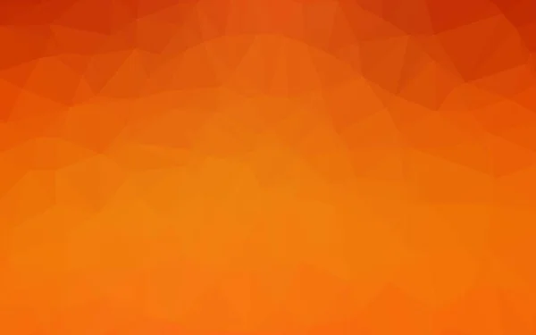 Light Orange Vektor Verschwommene Dreieck Textur — Stockvektor