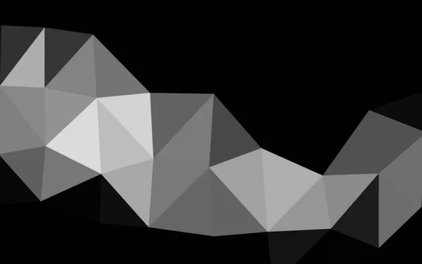 Світло Срібло Сірий Вектор Сяючий Трикутний Шаблон — стоковий вектор