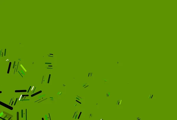 Світло Зелений Жовтий Векторний Візерунок Вузькими Лініями Блискуча Кольорова Ілюстрація — стоковий вектор