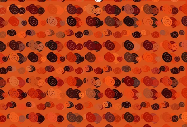 Світло Оранжевий Векторний Шаблон Вигнутими Лініями Нова Кольорова Ілюстрація Мармуровому — стоковий вектор
