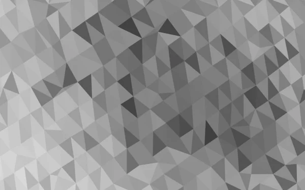 ライトシルバー グレーベクトル抽象多角形カバー — ストックベクタ